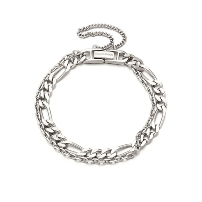 Ille Lan DOUBLE CHAIN BRACELET