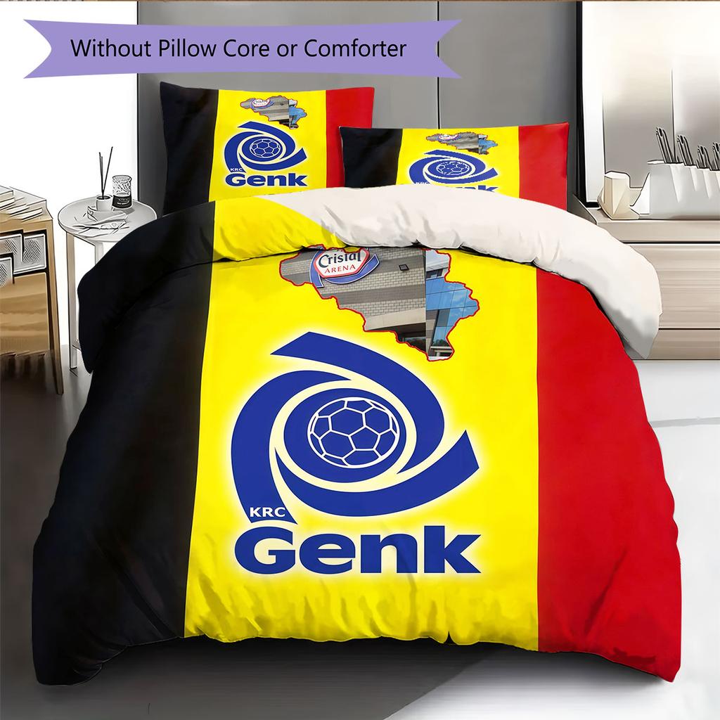 Genk Pattern Bedding Home Decoration Birthday Gift ( 1 duvet cover + 2 pillowcase, without core),fan merchandise.