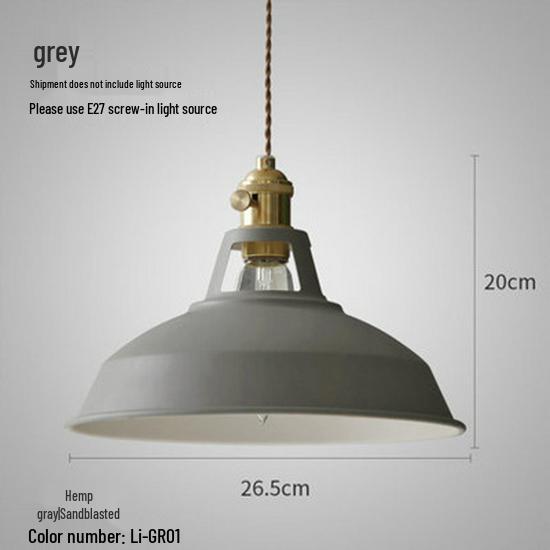 Black Wrought Iron Loft Retro Industrial Pendant Lamp for Bars, Restaurants, and Coffee Shops