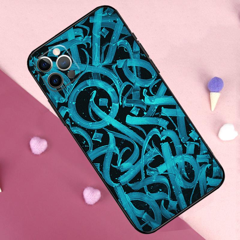 Pokras Lampas Art Graffiti Phone Case For iPhone 17 Pro Max 14 15 16 Plus 11 Pro Max 12 13 Mini 16e 17 Air Back Cover