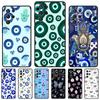 Evil Eye Phone Case For Samsung Galaxy S24 S25 S23 S22 Ultra Note 10 20 Plus S20 S21 FE Cover