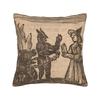 Th Century European Woodcut Prints Pillowcase Printing Polyester Cushion Cover Witches Dance Pillow Case Cover Drop Shipping
