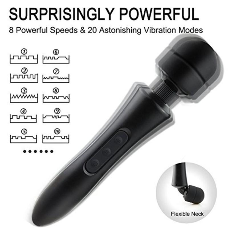 Bacchetta Magica Potente AV Vibratore Giocattoli Sessuali per Donna Stimolatore Clitorideo Giocattoli per Negozio Sessuale per Adulti Vibrante Punto G Dildo per donna
