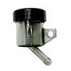 Ideamall Motorcycle Master Cylinder Brake Angled Fluid/Clutch Tank, (Smoke)