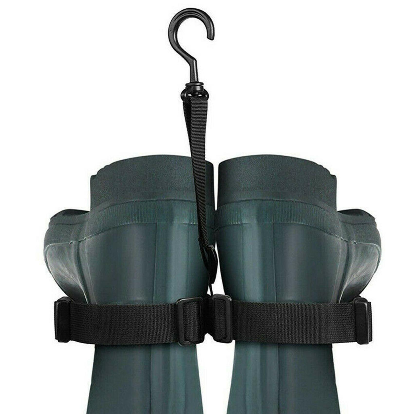 ABWR-3PC Держатель-крючок для обуви Подвесной Вешалка для ботинок вейдерсов для рыбалки Ремешок-ремень для сушки Стойка для хранения вейдерсов