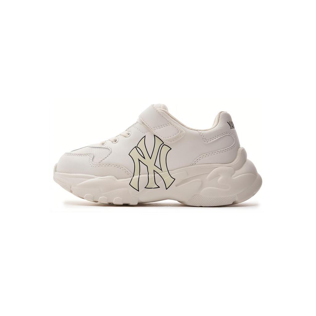 MLB Big Ball Chunky Synthetic Leather Lightweight Simple Comfortable Durable Low-Top Kids Casual Shoes Kids casual shoes 7ASHJ014N-50IVS