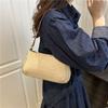 Popular solid color, texture, temperament, versatile urban commuting, simple and high-value women's portable shoulder underarm bag