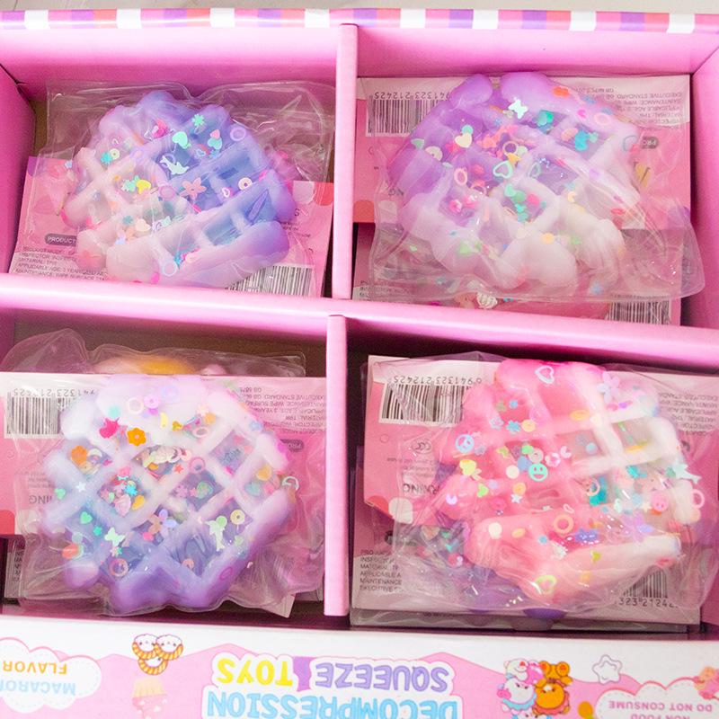 Silicone Pinchable Cat Scratch Donut: Soft, Glutinous Slow-Rebound Stress Relief Toy