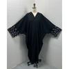 F442 Foreign Trade Cross-border E-COMMERCE Dubai Arabic Embroidery Embroidered Robe Fashion Outer Wear Abaya Robe In Stock