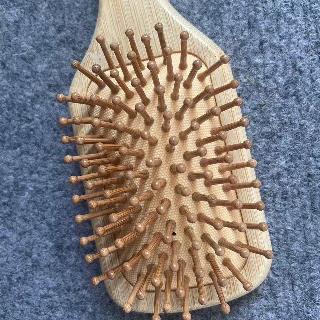 Osaka Bamboo Anti-Static Scalp Massager Comb for Smooth, Tangle-Free Hair