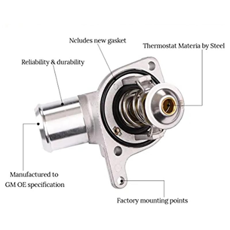 Engine Coolant Thermostat Assembly 12600172 For Chevrolet Silverado GMC Sierra 1500 2500