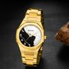 Stainless Steel 3ATM Water Analog Stylish Octagonal Quartz Fashion Accessory Perfect Gift for or Boyfriend Men's Watch, Resistant, Display Simple,