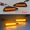 LED Dynamic Side Marker Light Arrow Turn Signal Blinker Lamps For Hyundai Solar Verna Accent 2011-2016