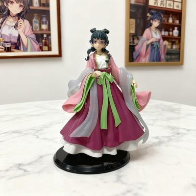 PVC Chinesischer Stil Mädchen Figur Anime Charakter Figur Statue Cartoon Mädchen Sammlermodell Desktop Dekoration Ornament Animationsfans Geschenk