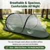 Pop-Up Outdoor Boat-shaped Mosquito Net Tent Portable Single Person Sleeping Net with Built-In Base for Camping Travel & Hiking