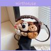 Capybara Cute Puppy Animal Plush Doll Crossbody Handbag For Girls Playtime