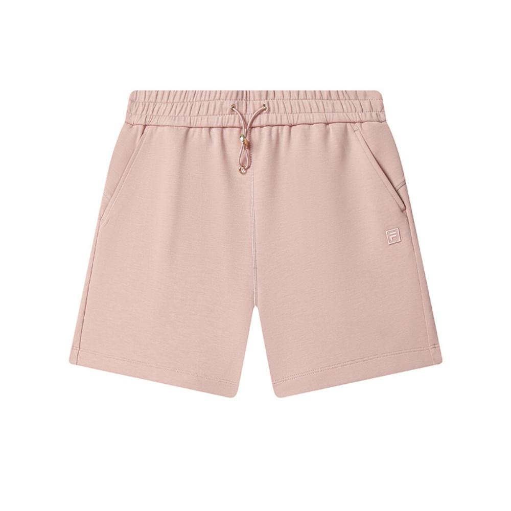 FILA Milano Italian Luxury Sports Collection Trendy Minimalist Solid Color Fashion Versatile Five-Point Casual Shorts Women shorts F11W535602F-PK