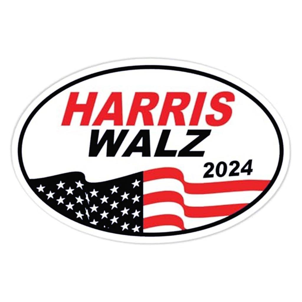 2024 Sticker, 8 Inches X 4 Inches Big Letters Car Decal, President   2024 Bumper Sticker Fadeproof Vinyl For Car, Truck, Window, Laptop