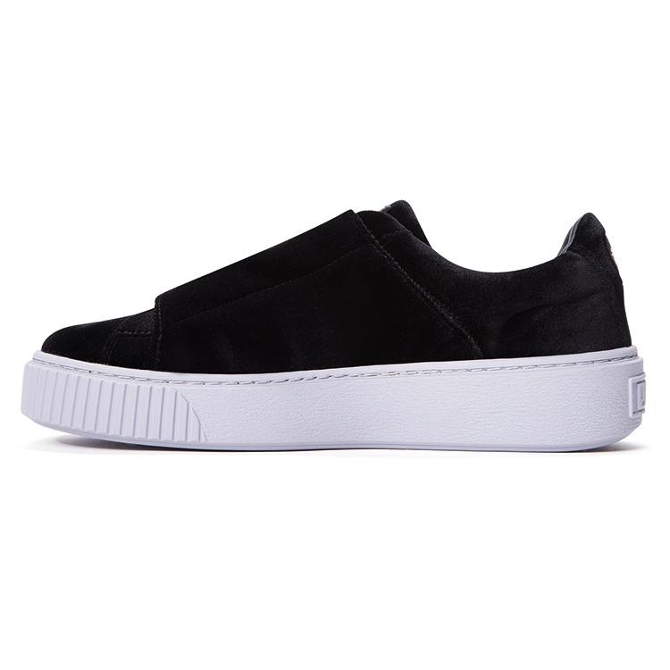 (WMNS) PUMA Basket Platform Strap  Black And White  Women s 364068-01 EU 37