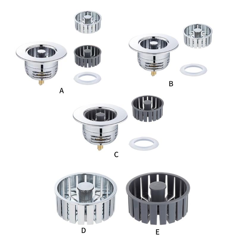 Sink Drain Filter Screen Bounce Cores Sink Drain Plug Sink Basins Drain Baskets Sink Stopper for Bathroom Kitchen