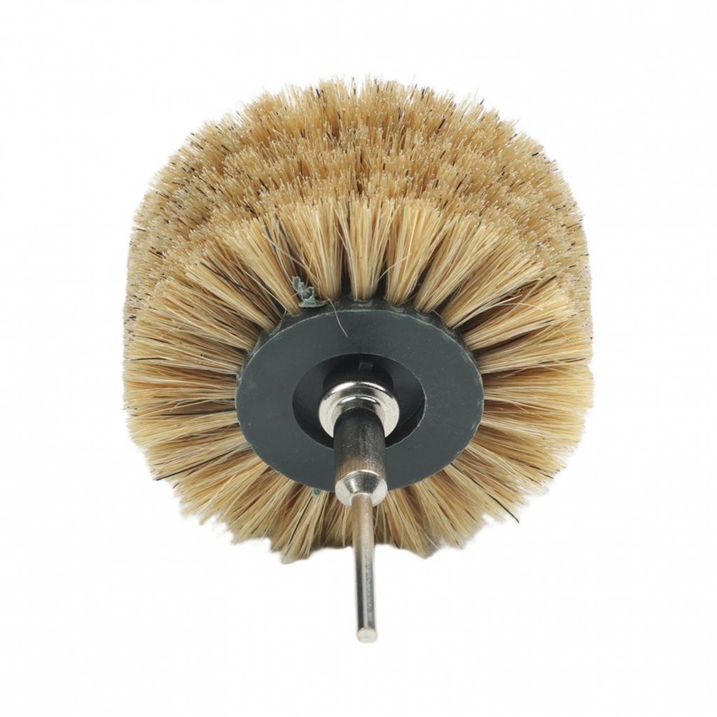 Cleaning Wheel Horsehair Brush Polishing Brush Easy Installation
