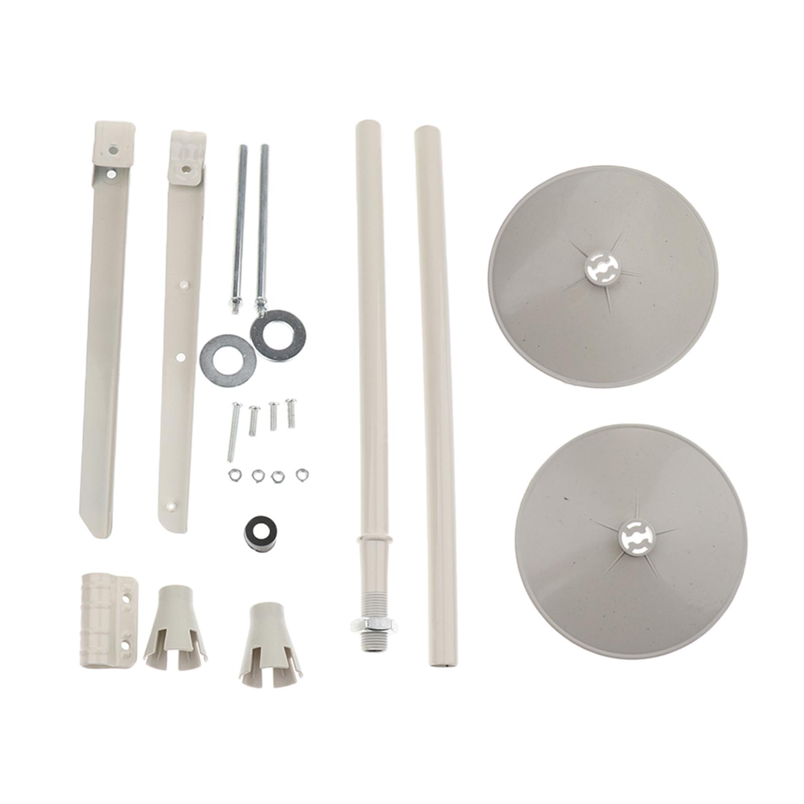 

Steel Plastic Serger Thread Holder Double Spools Thread Stand Organizer for Sewing Machine Accessories сірий