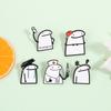 Meme Character Enamel Brooch Creative Cartoon Lapel Pin Funny Badge Exquisite Fashion Jewelry Gift For Friends Men Women