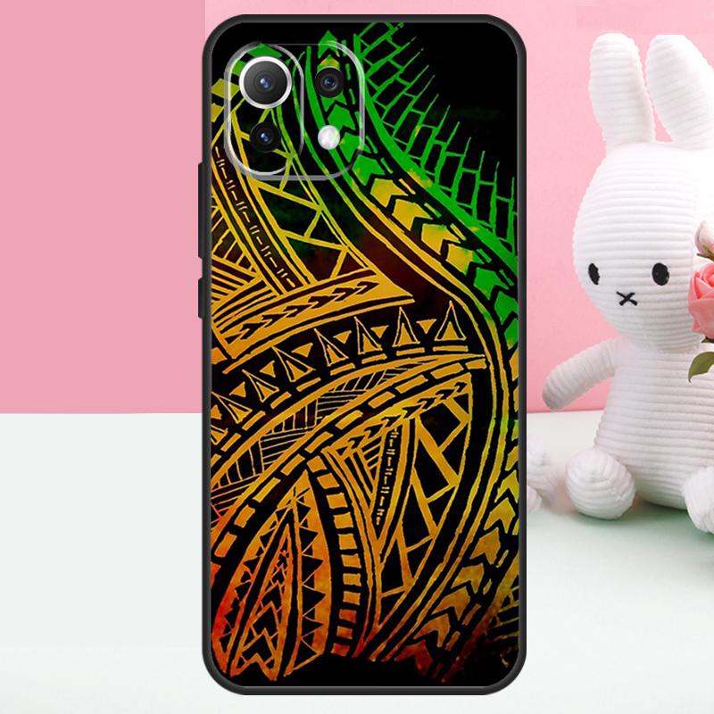 Polynesian Mix Case For Xiaomi 15 14 Ultra 13T 14T 15T 17 Pro Max POCO X7 Pro X5 X6 F5 F6 F7 F8 Ultra Funda