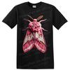 Pink Moth T Shirt Detailed Insect Wings Nature Gothic Entomology Art Tee Gift