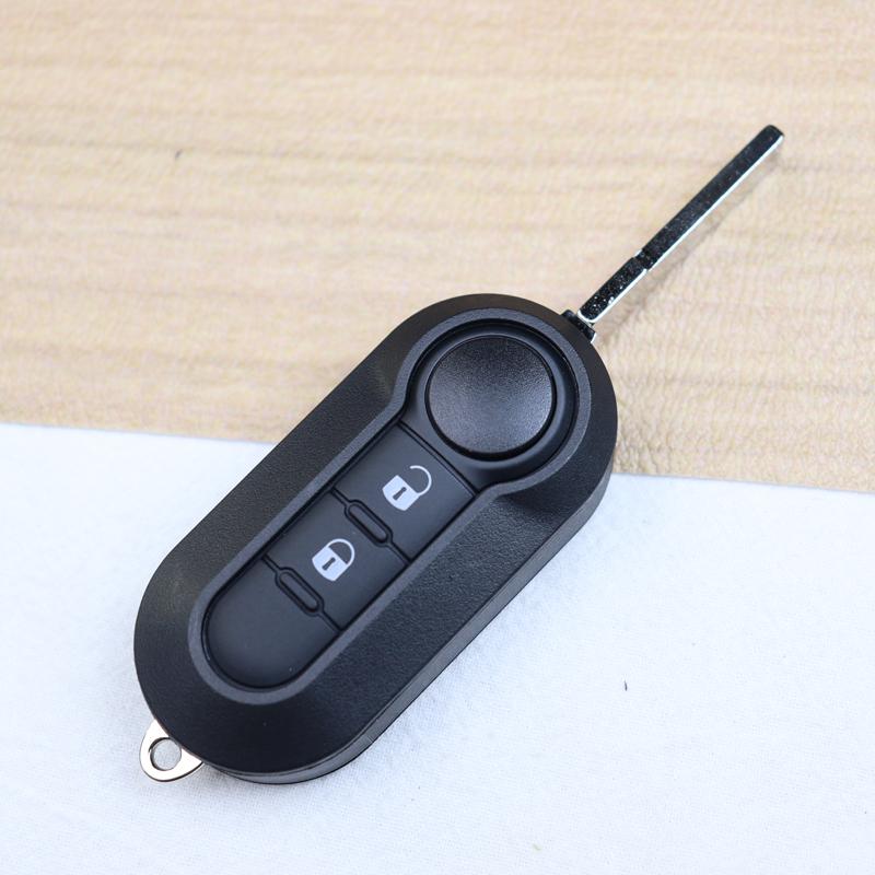 Car Key Fob Case Shell Housing For For Fiat 500 500L Bravo Panda Freemont Punto Ducato Peugeot Boxer Citroen Jumper/Buttons Pad