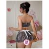 New Fashionable Sexy Spice Girl Tube Top Lace Mesh Perspective Home Nightdress Women's Sex Suit