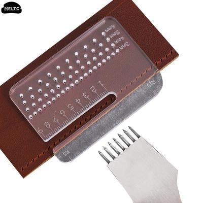 Multi-functional Thickened Puller Acrylic Cutting Distance Ruler Hitting Auxiliary Manual Hitting Auxiliary Manual Leather Tool