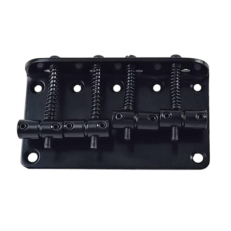 Basgitaarbrug Basbrug Montage Vervanging Vintage Stijl 4-snarige Basbrug Elektrische Basgitaar Accessoires