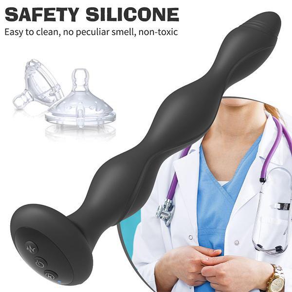 Smart Heating Vibrator Shock Beads Prostate Massager Female Masturbator Erotic Sex Toys for Couple