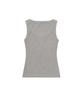 Pepeulli Button Henley Neck Sleeveless Top (Grey)