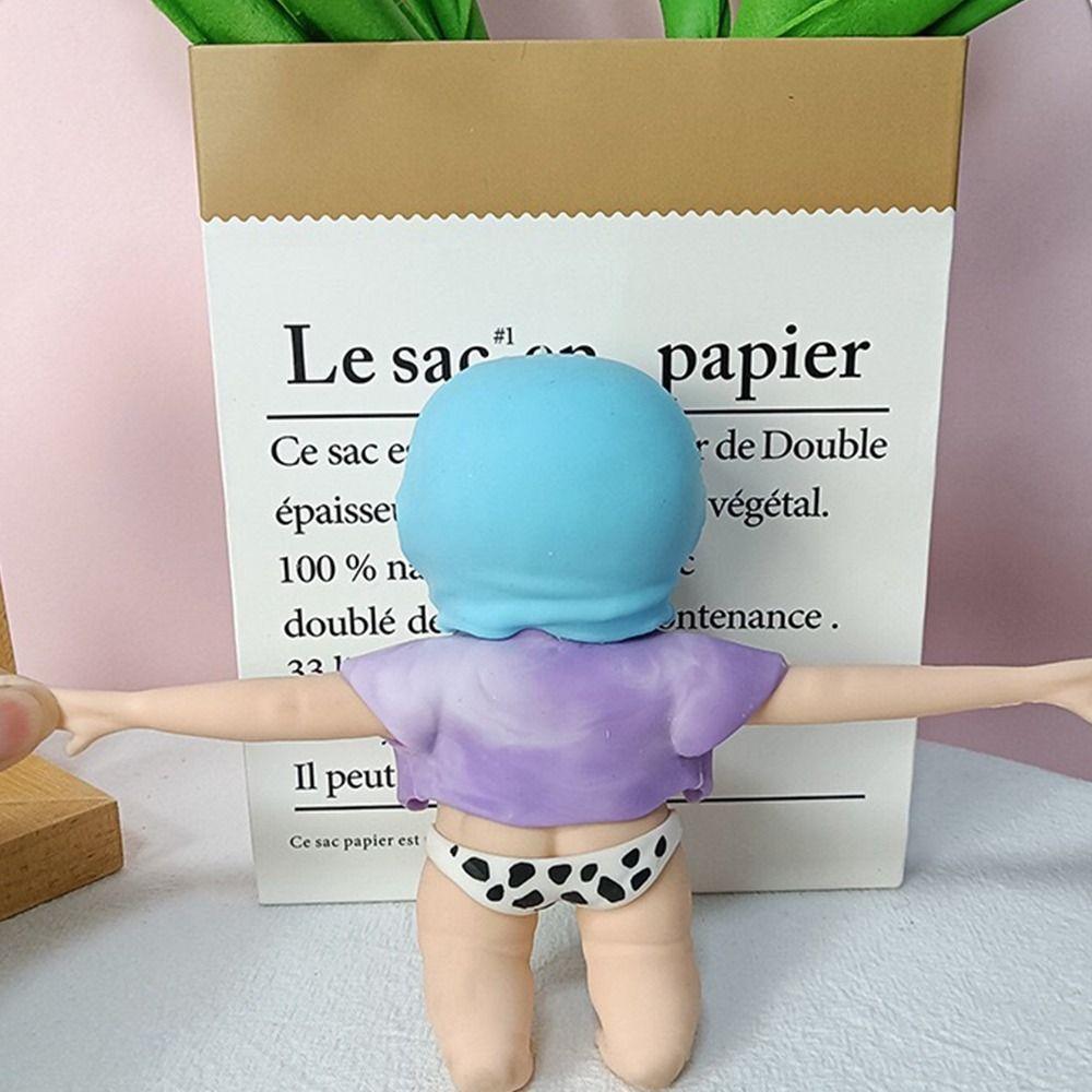 Silicone Masked Doll Squeeze Toy Sensory Toy Pinch Decompression Toy  Practical Jokes