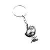 Keychain Pendant Little Deer Design Zinc Alloy Key Chain with Metal Ring Chain Buckle Portable Lightweight Key Holder Backpack Car Accessory