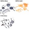 Mini 10/11PCS 1:12 Scale Playing House Food Toys Miniature Cookware Dinnerware Model Dollhouse Kitchen Doll Accessories