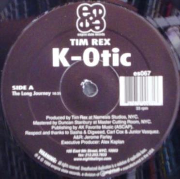 

12inch Record TIM REX - K-Otic ES067 Empire State Re 1999 US Dance & Electronica Used