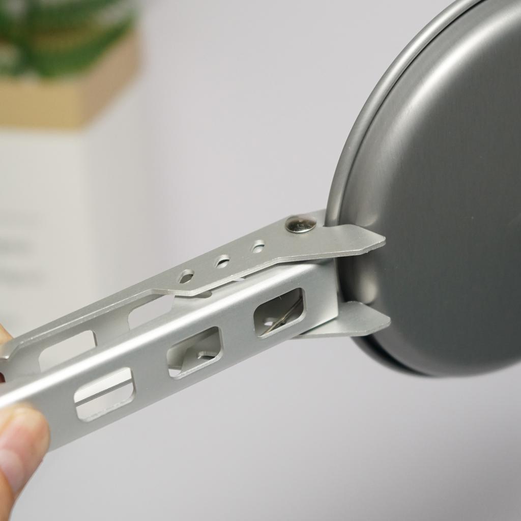 1pc Aluminum Alloy Anti-Scalding Pot Clip - Perfect for Camping, Barbecue, Kitchen, and Picnic Tableware!