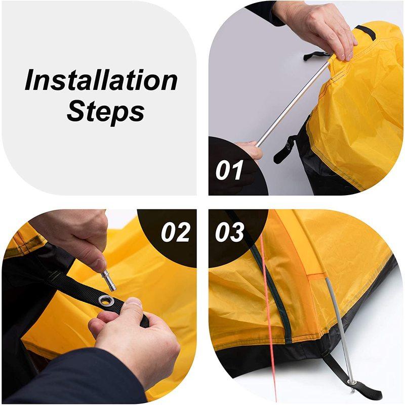 Single Person Camping Tent Portable Backpack Tent Portable Waterproof Tent Camping Hiking