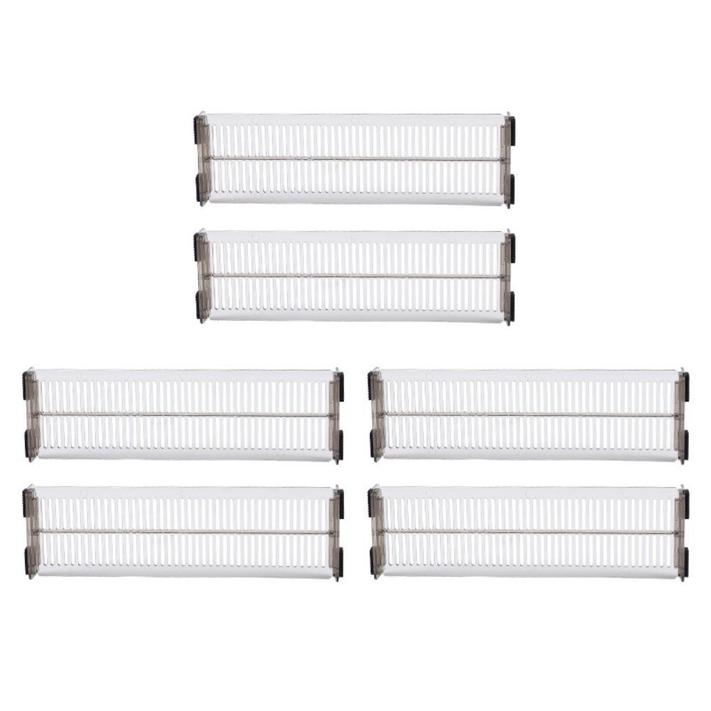 2/4/6Pcs Adjustable Drawer Partition Board Creative Retractable Drawer Separators Kitchen Utensils