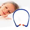 Ergonomic Head Band Detachable Earplugs Noise Blocking For Office Travel Washable TPE Earplug for Daily Use 4PCS