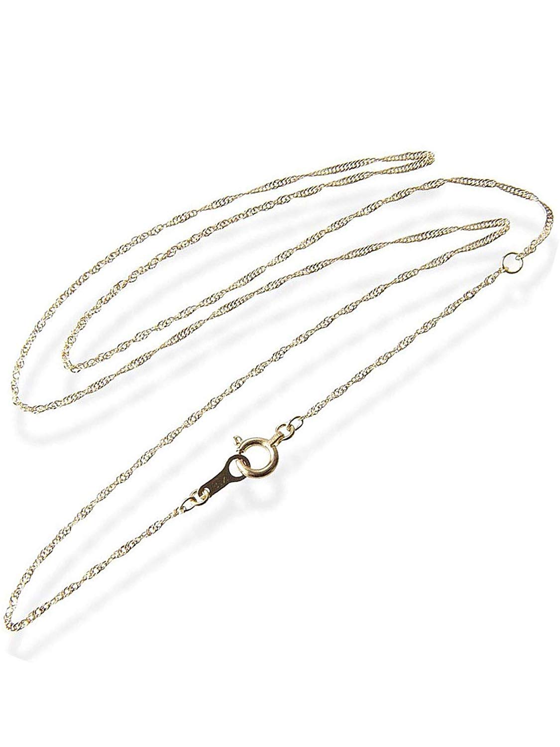 

и Мои украшения K18 Цепочка-колье Нежная винтовая 40 см Стандартный размер [Ваша коробка] - Цепочка, [Подарочная упаковка]