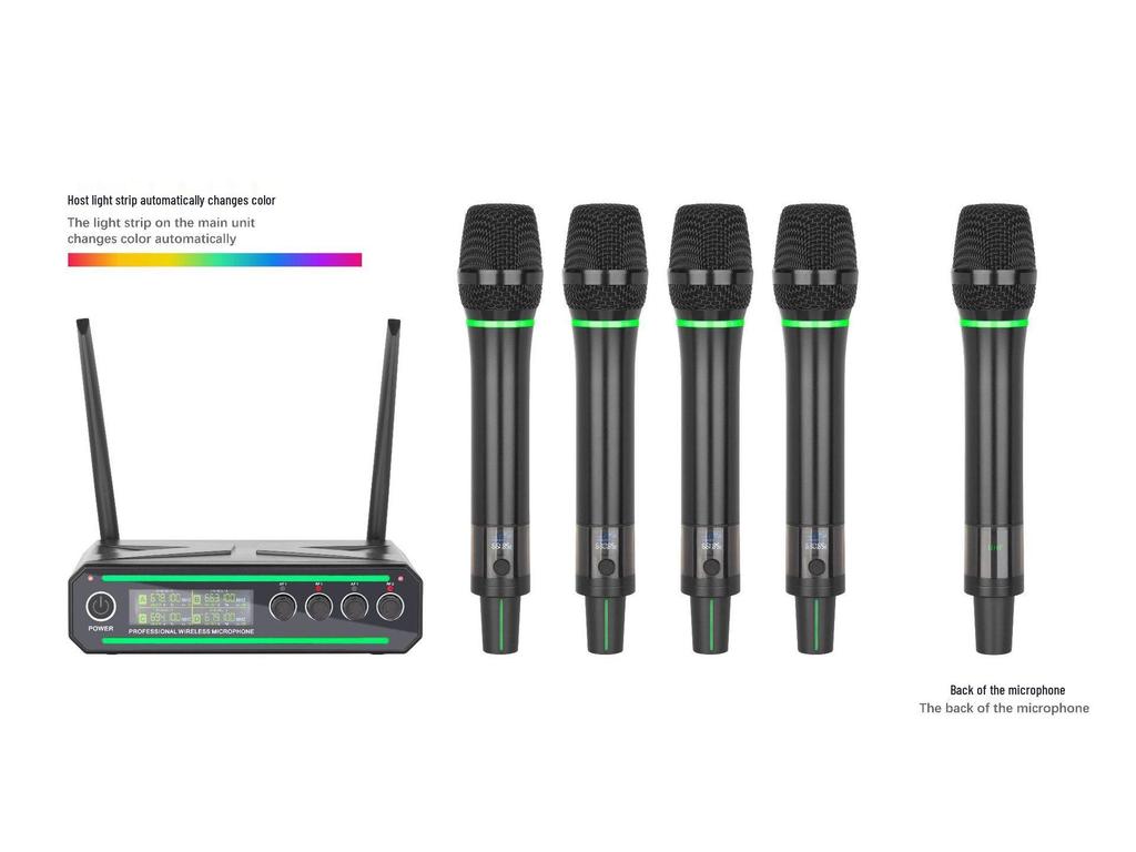 Dual Wireless Microphone System for Home and Stage Use