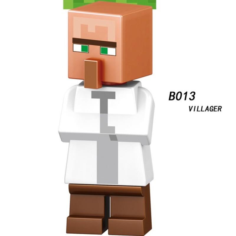 Minifiguren Bausteine ​​Spielzeug World Series Baustein-Minifiguren für Kinder Minecraft Eisen