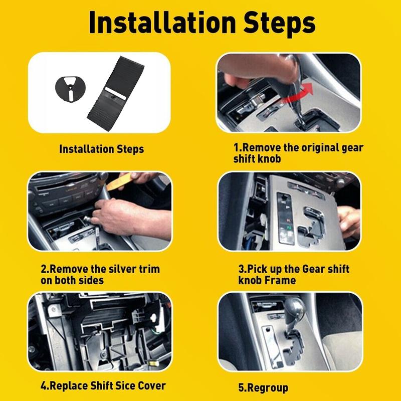 1pc Car Shift Gears Plate Car Shift Slide Cover Car Shift Dustproof Board Auto Accessories for LEXUS IS250 IS350 35975-53020