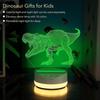 Dinosaur Toys - 3D Dinosaur Night Light for Kids with Timer, Touch, Remote Control - 16 Color Change Decor Lamp and Warm White Light for Sleep