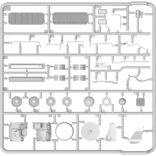 Miniart 1/35 Scale T-54 Early Model Transmission Set Plastic Model Kit MA37051