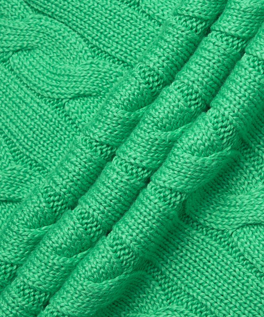 POLO RALPH LAUREN Cable Knit Cotton Sweater - Green